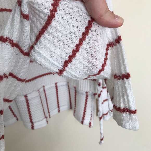 Paper Crane Striped Long Sleeve Top | High Side Slits - Picture 6 of 12